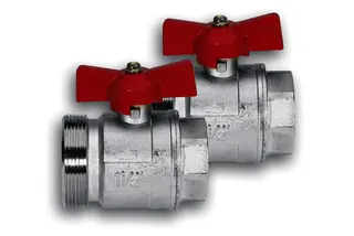 Kermi xnet Kugelhahn 2"AG x 1 1/2"IG (VPE 2) 105mm, per Satz