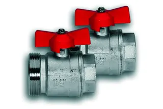 Kermi xnet Kugelhahn 2"AG x 1 1/2"IG (VPE 2) 105mm, per Satz – Bild 2