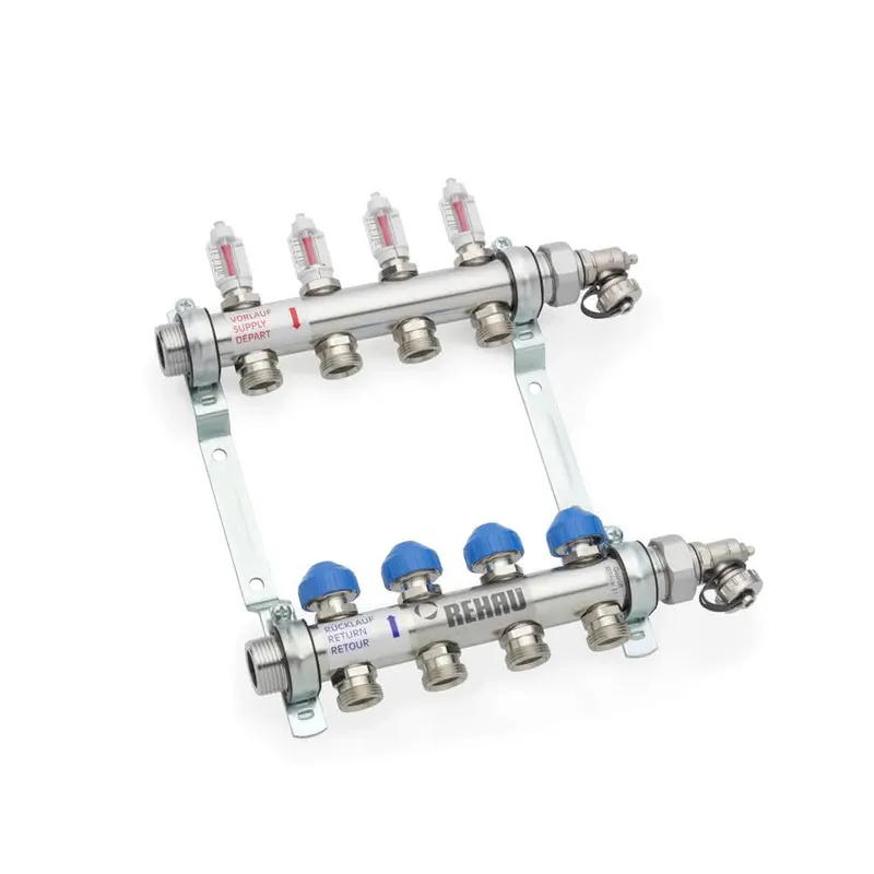 REHAU Heizkreisverteiler HKV-D Edelstahl 7 Kreise