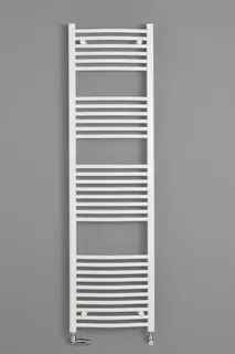sanibel 1001-Badheizkörper A15 gebogen BH 1500mm BL 500mm RAL 9016 weiß
