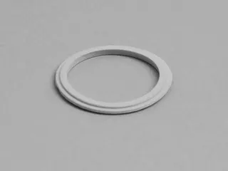 BEMM weiße Dichtung T-Form aus Silicongummi 51x40,5x3 mm
