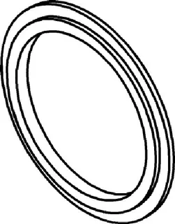 BEMM weiße Dichtung T-Form aus Silicongummi 51x40,5x3 mm – Bild 2