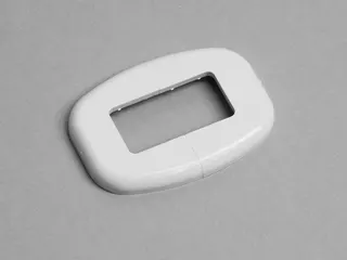 BEMM Kunststoff-Abdeckung Standrohr 35 x 10 mm, weiß