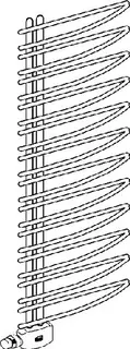 BEMM BHK Salsa 1 E BS1-H1712x045x0428 vorbereitet elektr., Typ LLR, Weiß 9016 – Bild 2
