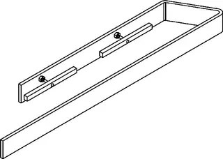 BEMM Handtucharm Plawa Purline 475 mm Weiß 9016 – Bild 2
