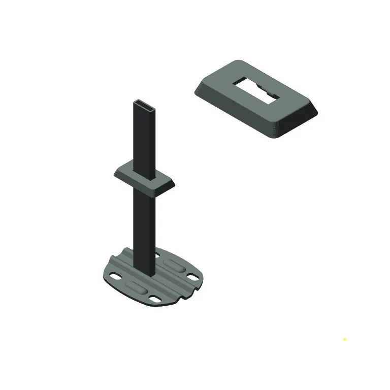 Kermi Kunststoffrosette für Standrohr 30x10mm, ZB01190001