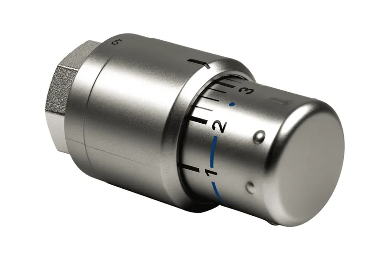 Kermi Thermostatkopf Edelstahl-Optik Nr. ZV00380002