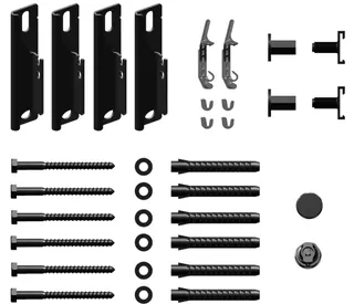 Kermi Wandkonsolen-Set kurz f. Typ 20, 21,22,Wandabstand 30mm,RAL9016