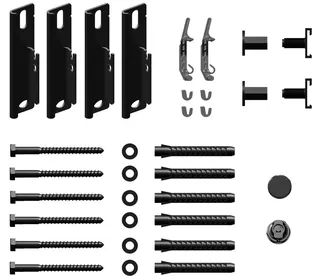 Kermi Wandkonsolen-Set kurz f. Typ 20, 21,22,Wandabstand 30mm,RAL9016 – Bild 2