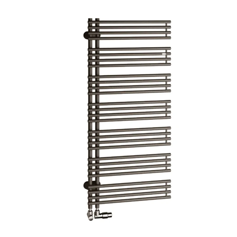 Kermi Diveo Badheizkörper QN413, weiß 940x46x450mm links, mit Mittelanschl.