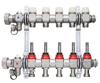 Kermi xnet FBH-Heizkreisverteiler FT-2 m.Topmeter Länge 205mm, Nr. SFVT0200000
