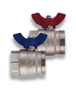 Kermi xnet Kugelhahn Set 5/4"AG x1"IG (VPE 2) 60mm, per Satz