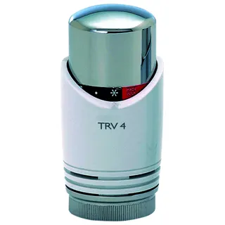 Design-Thermostatkopf zu HM Galant Sockel weiß Fühler chrom M 30x1,5, TRV4 – Bild 2