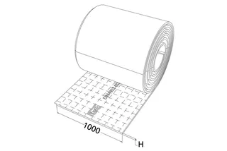 Roth Verbundrolle 35-3 PS-TK 3,5 9000x1000x35mm (1qm),1135000241 – Bild 4