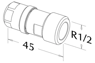 Roth ClimaComfort Übergangsnippel Nr. 1135003447 – Bild 3