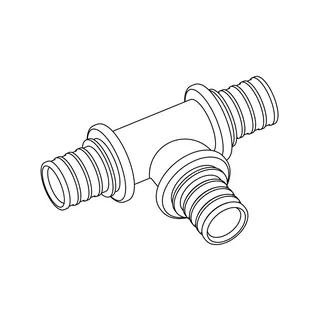 REHAU T-Stück 17x2,0/16x1,5 - 14x1,5 - 17x2,0/16x1,5 – Bild 3