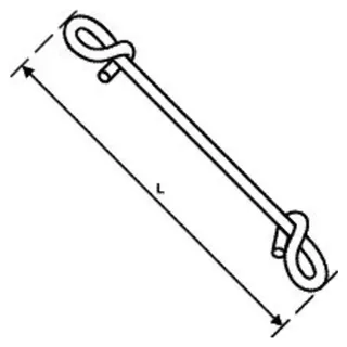 REHAU BKT-Mattenbinder Gesamtlänge 140 mm – Bild 2