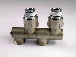 HM Hahnblock VARIOCON N Typ N1 fürHeizkö rper m.1/2"Muffengewinde, 1-F12001