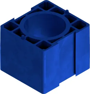 SBK Distanzstück blau 45mm lang Nr. 6013064