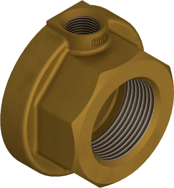 SBK Anschlussblock 5000 mit Flach- dichtung 11/4", Nr. 5.013.003.010