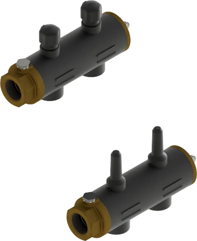 SBK Universalverteiler 5000 KST 1"IG 2-fach Länge 255mm, Nr. 5.013.050.102