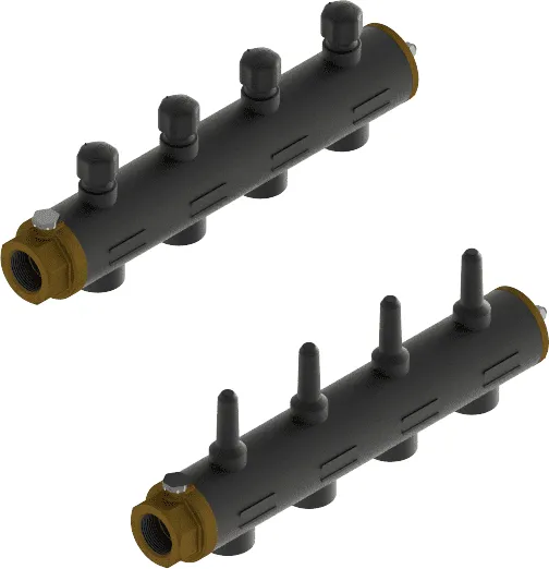 SBK Universalverteiler 5000 KST 1"IG 4-fach Länge 455mm, Nr. 5.013.050.104