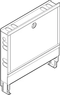 Viega Unterputz-Verteilerschrank 1294 in 445x490mm – Bild 3