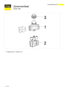 Viega Zonenventilset 1286 für Regelung Heizkreisverteiler 1004 und 1006 – Bild 4