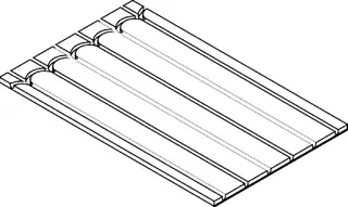 Viega Grundplatte Fonterra Reno 1238.10 in 620x1000mm – Bild 3
