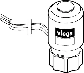 Viega Stellantrieb 1249 in 230 V Kunststoff – Bild 3