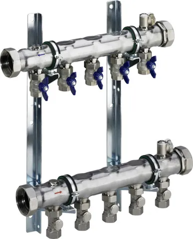 Viega Industrieverteiler 1007 in 13 fach aus Edelstahl