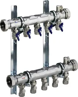 Viega Industrieverteiler 1007 in 6 fach aus Edelstahl