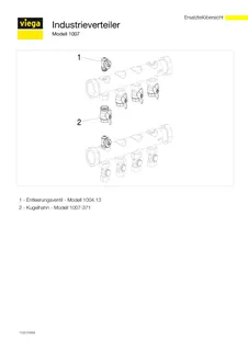 Viega Industrieverteiler 1007 in 11 fach aus Edelstahl – Bild 5