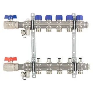 Strawa Edelstahlverteiler e-class 53 VA 2 Hkr KH 1",BL:260mm mit SFE, 51-305302