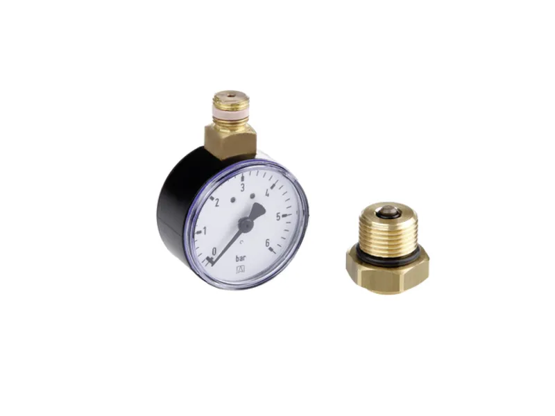 TECEfloor IK-HKV Manometer mit Montageventil