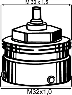 Heimeier Adapter für Ista (M 32 x 1) Nr. 9700-36.700 – Bild 5