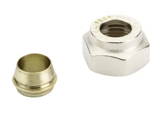 Danfoss Klemmverbinder für Stahl und Kupferrohre 3/4"IG auf 15mm, 13G 4125