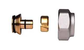Danfoss Klemmverbinder für VPE-Kunst- stoffrohre G 3/4" IG 14x2mm, Nr. 13G4154 – Bild 3
