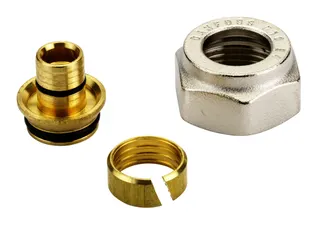 Danfoss Klemmverbinder für VPE-Kunst- stoffrohre G 3/4" IG 16x2mm, Nr. 13G4156