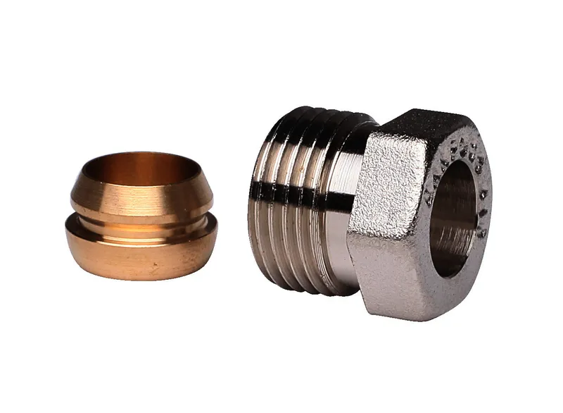 Danfoss Klemmverbinder für Stahl- und Kupferrohre R 3/4" AG 10mm, Nr. 13G4100