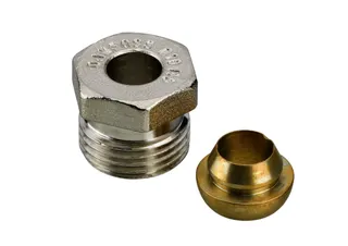 Danfoss Klemmverbinder für Stahl- und Kupferrohre R 1/2" AG 10mm, Nr. 13G4110
