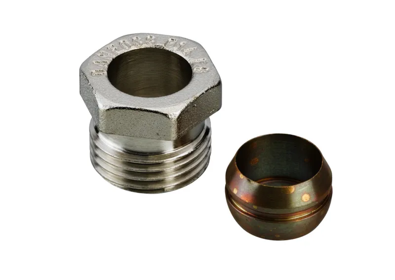Danfoss Klemmverbinder für Stahl- und Kupferrohre R 1/2" AG 14mm, Nr. 13G4114