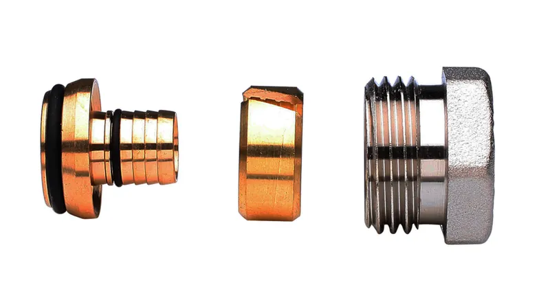 Danfoss Klemmverbinder für VPE-Kunst- stoffrohre R 1/2" AG 15x2,5mm,Nr.13G4147