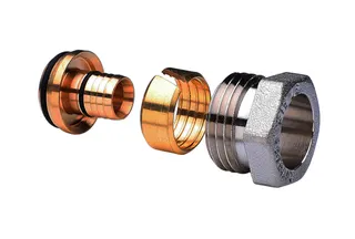 Danfoss Klemmverbinder für VPE-Kunst- stoffrohre R 1/2" AG 15x2,5mm,Nr.13G4147 – Bild 2