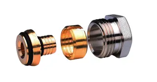 Danfoss Klemmverbinder für VPE-Kunst- stoffrohre R 1/2" AG 15x2,5mm,Nr.13G4147 – Bild 5