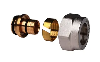 Danfoss Klemmverbinder für VPE-Kunst- stoffrohre R 3/4" IG 18x2mm,Nr.13G4158