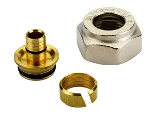 Danfoss Klemmverbinder für VPE-Kunst- stoffrohre R 3/4" IG 15x2,5mm,Nr.13G4155 – Bild 2