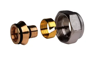 Danfoss Klemmverbinder für Aluminium- Verbundrohr R3/4" IG 16x2,25mm, 013G4187 – Bild 2