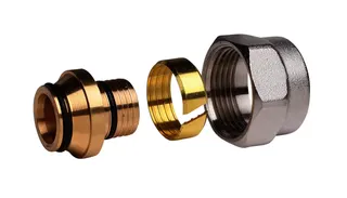 Danfoss Klemmverbinder für Aluminium- Verbundrohr R3/4" AG 20x2mm, 013G4190