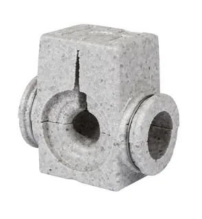 Danfoss EPS-Isolierschale DN 15 für ASV, USV, grau, Nr.003L8165